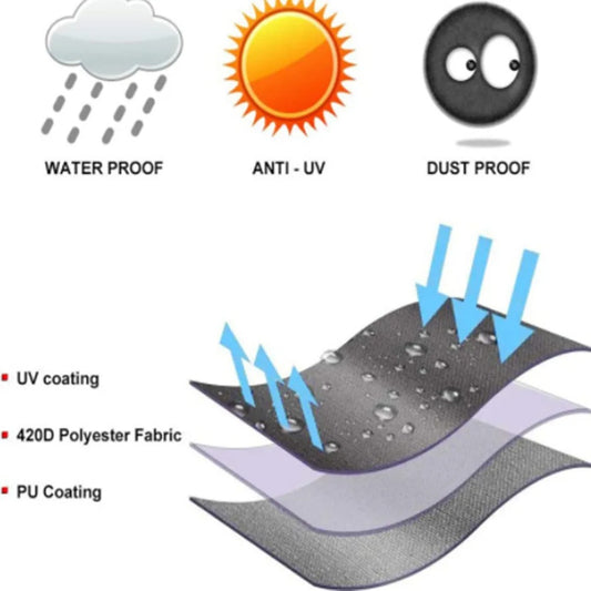 Outdoor Hanging Egg Chair Cover – Waterproof & UV-Resistant Dust Protection