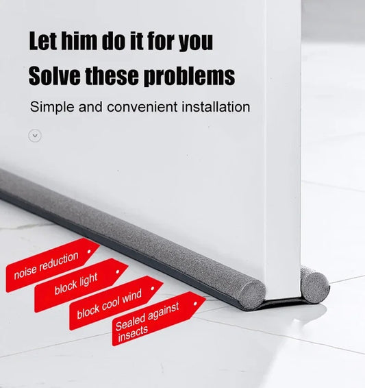 Windproof Door Seal Strip – Double Protector Draught Excluder